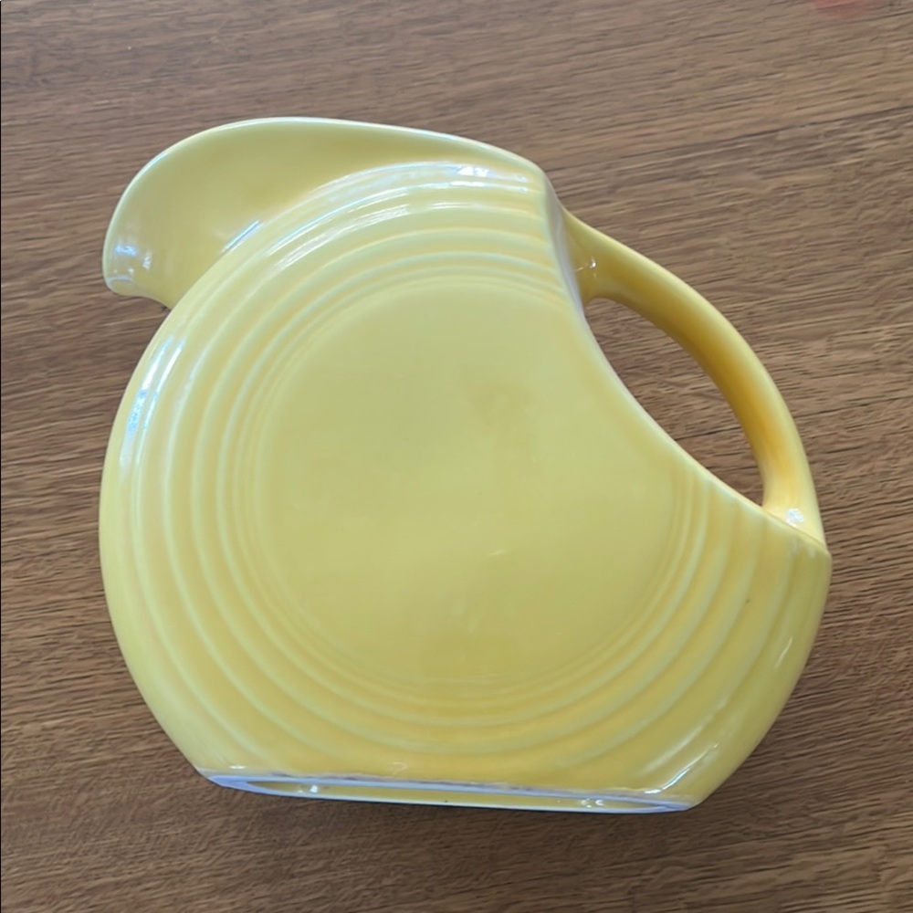 Yellow Fiestaware Pitcher.